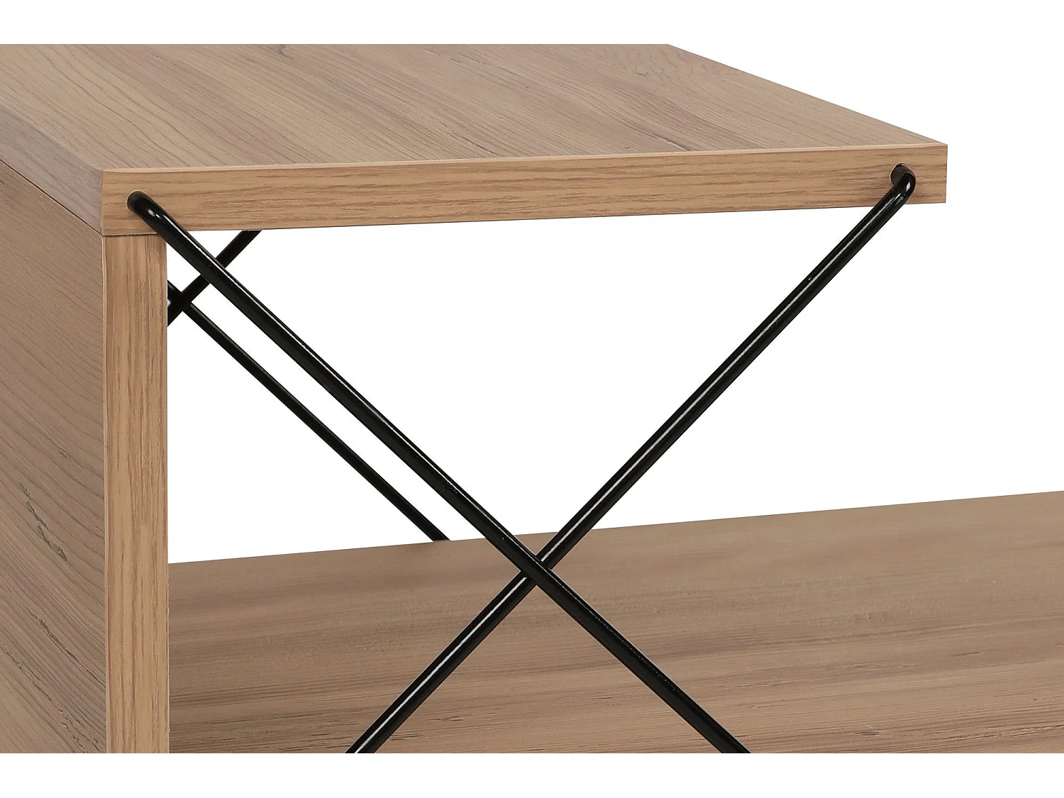 Table de chevet Wyda H55cm Bois clair