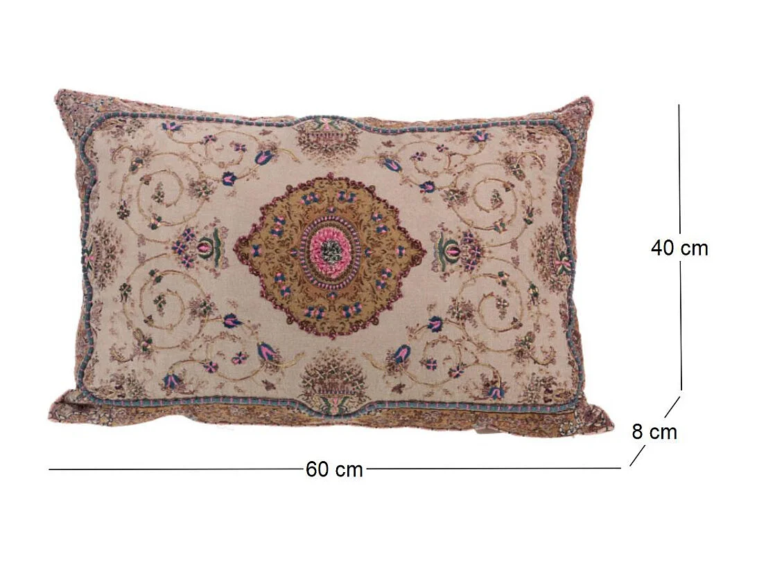 Coussin en coton Margareth 40 x 60 cm