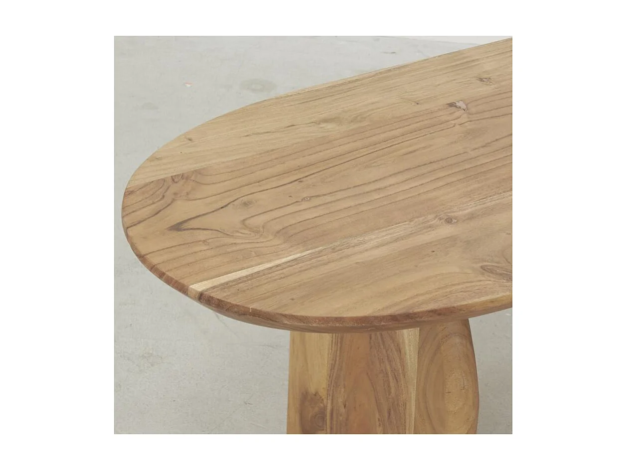 Banc en acacia naturel L 140