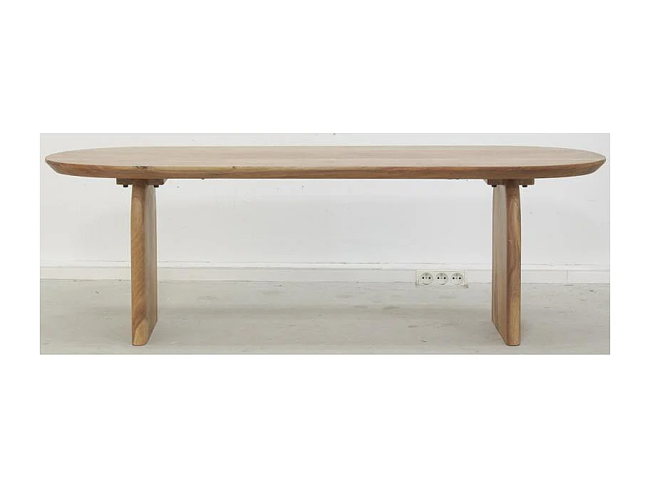 Banc en acacia naturel L 140