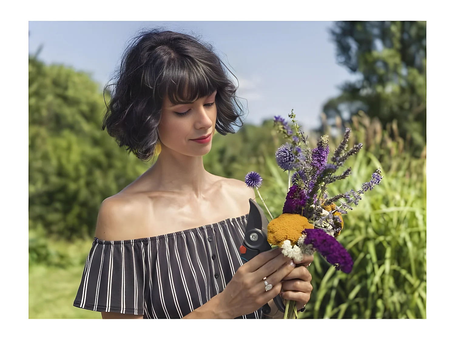 Gardena 8904 cesoia da potatura Bypass Nero Blu