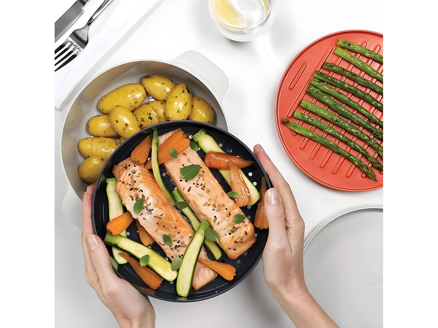 Set de cuisson micro-onde 4 pièces