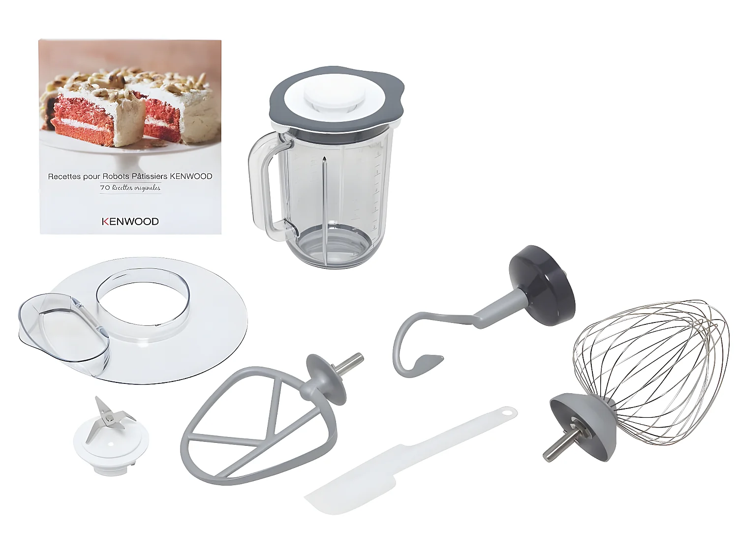 Kenwood Robot multifonctions 6.7l 1200w et blender 1.7l - kvl4110s