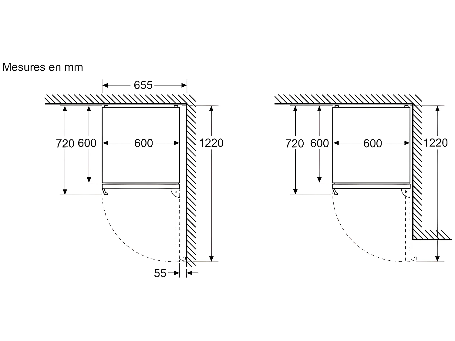 Réfrigérateurs combinés BOSCH C, KGN367ICT