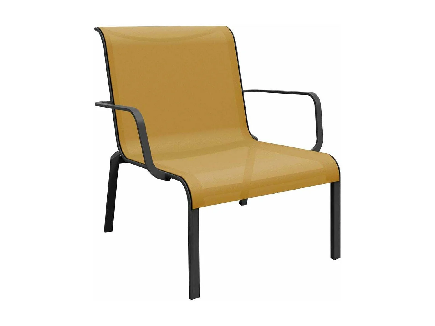 Fauteuil lounge pour l'extérieur en aluminium Cauro