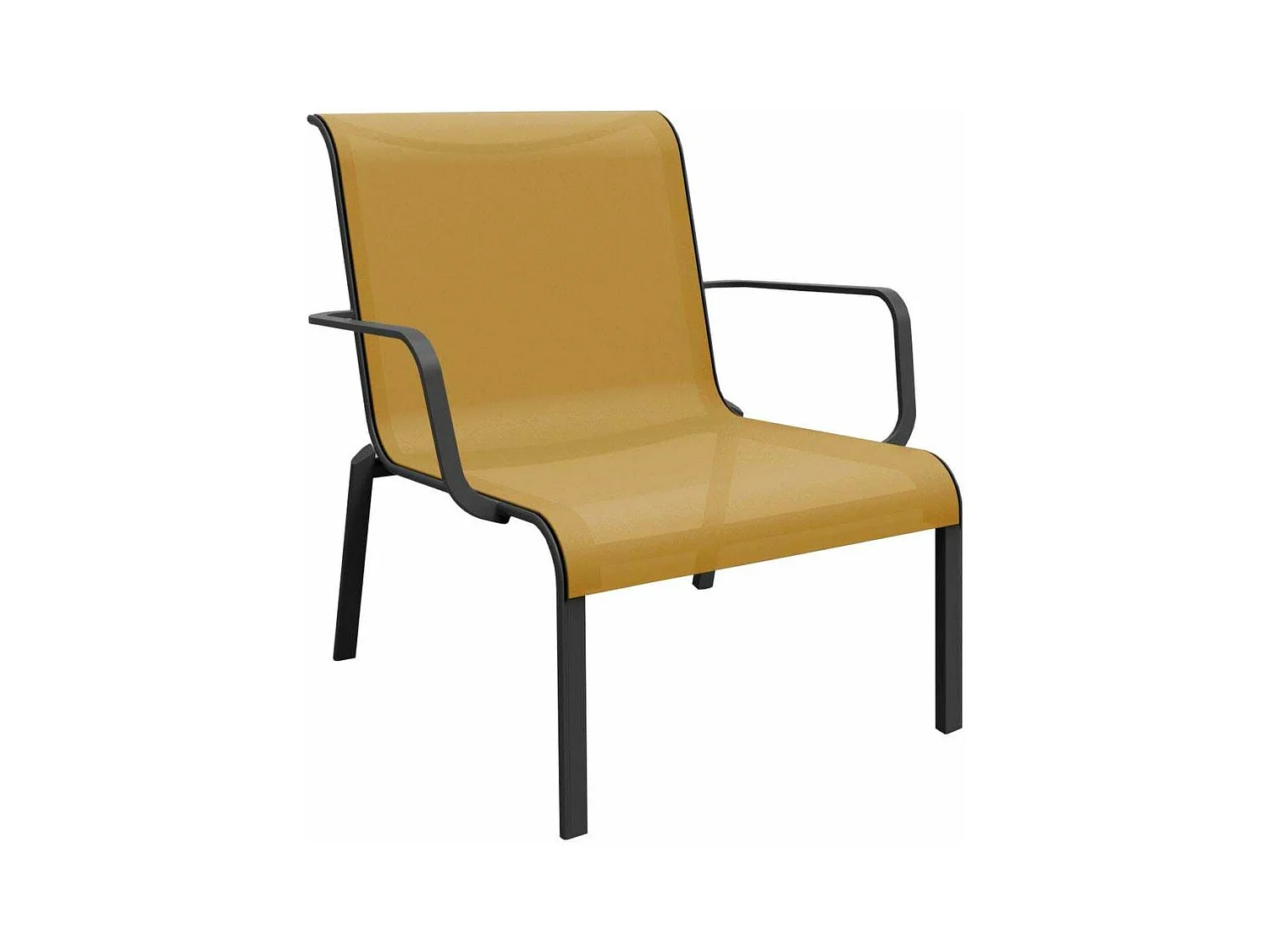 Fauteuil lounge pour l'extérieur en aluminium Cauro