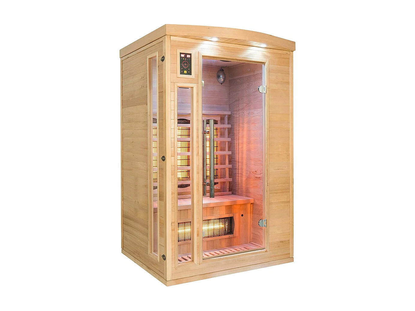 Infrarotsauna Apollon Quarz 2 Plätze - 120x123x190 cm - Frankreich Sauna - Epicea Kanada