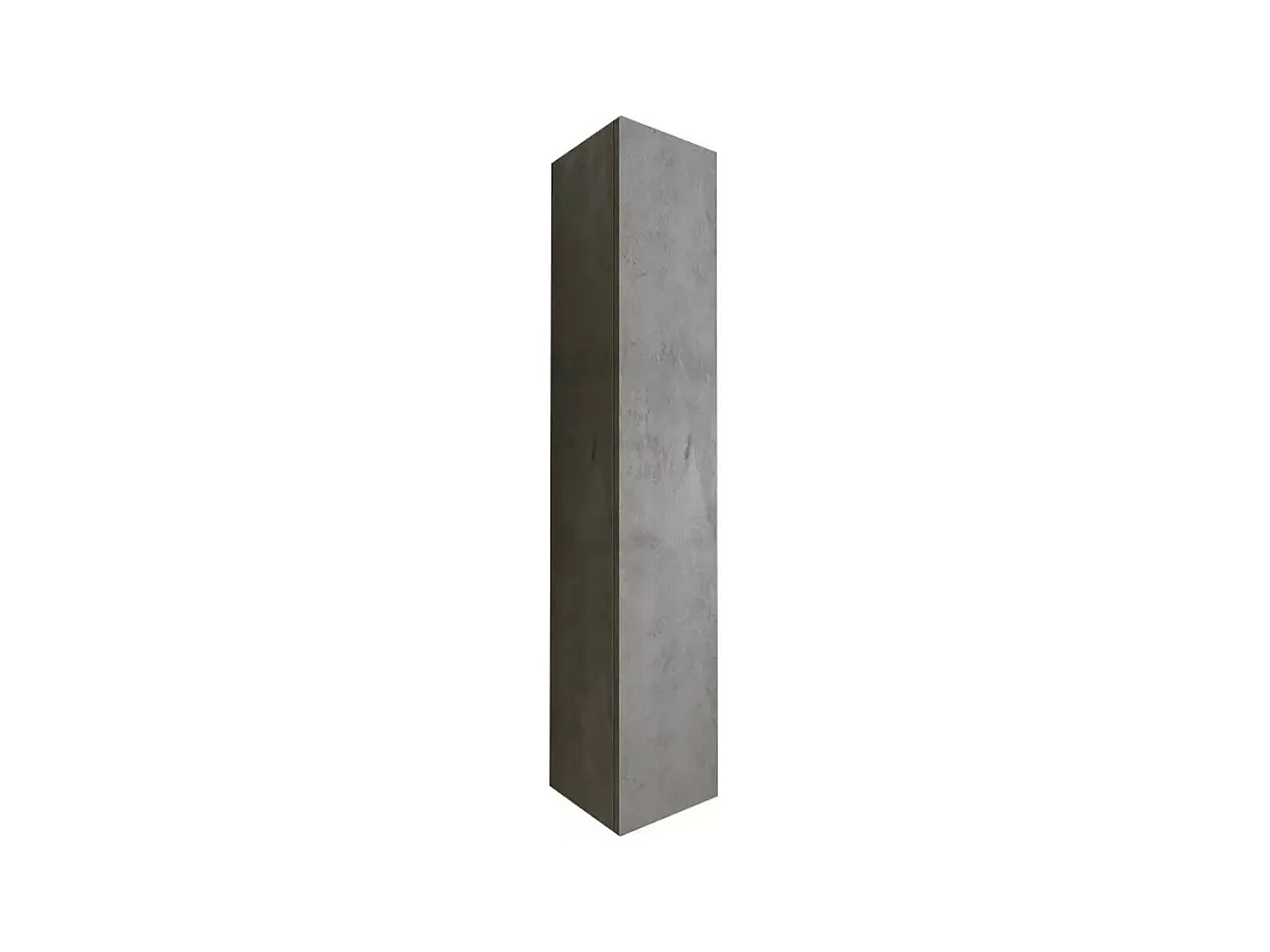 Meuble de salle de bain suspendu, 1porte, collection BURA. Coloris béton