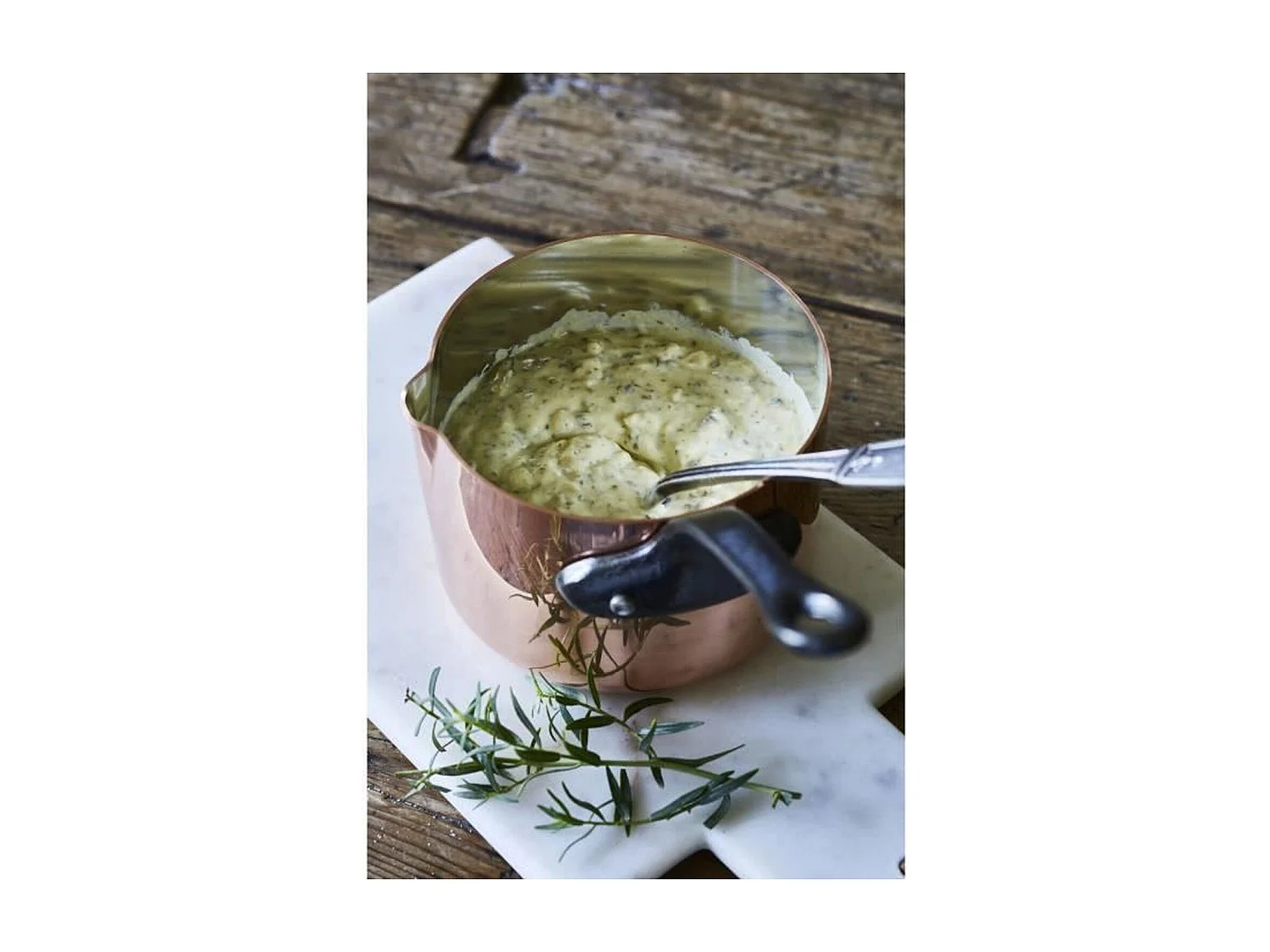 Salsera de cobre de 11 cm