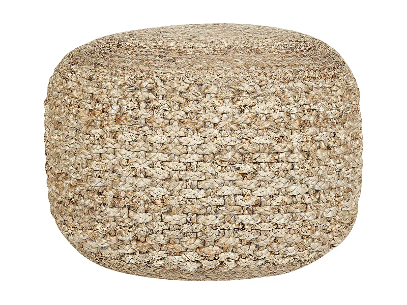 Pouf DINNI Jute Beige 50 cm 50 cm 35 cm