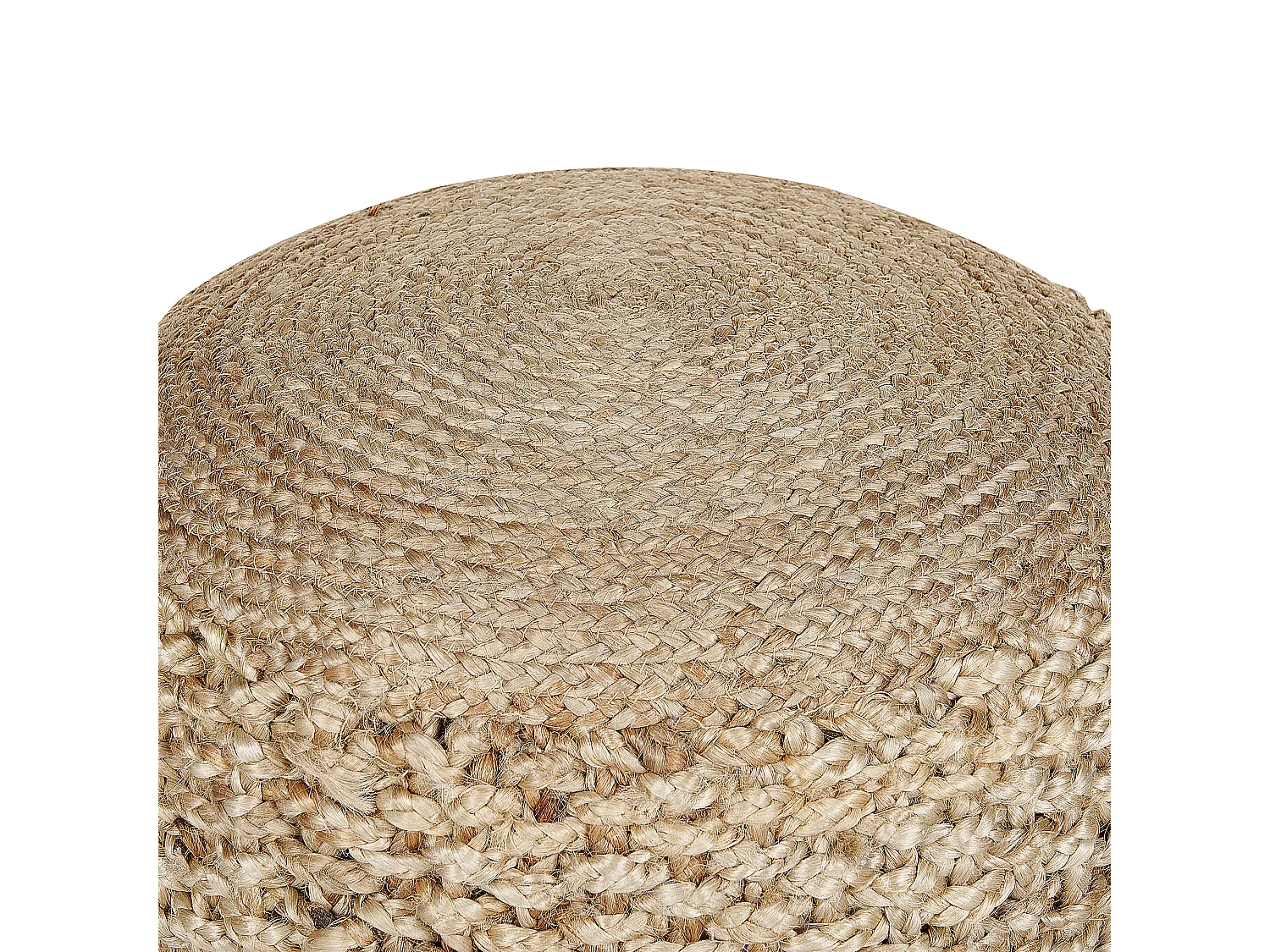 Poef DINNI Jute Beige 50 cm 50 cm 35 cm