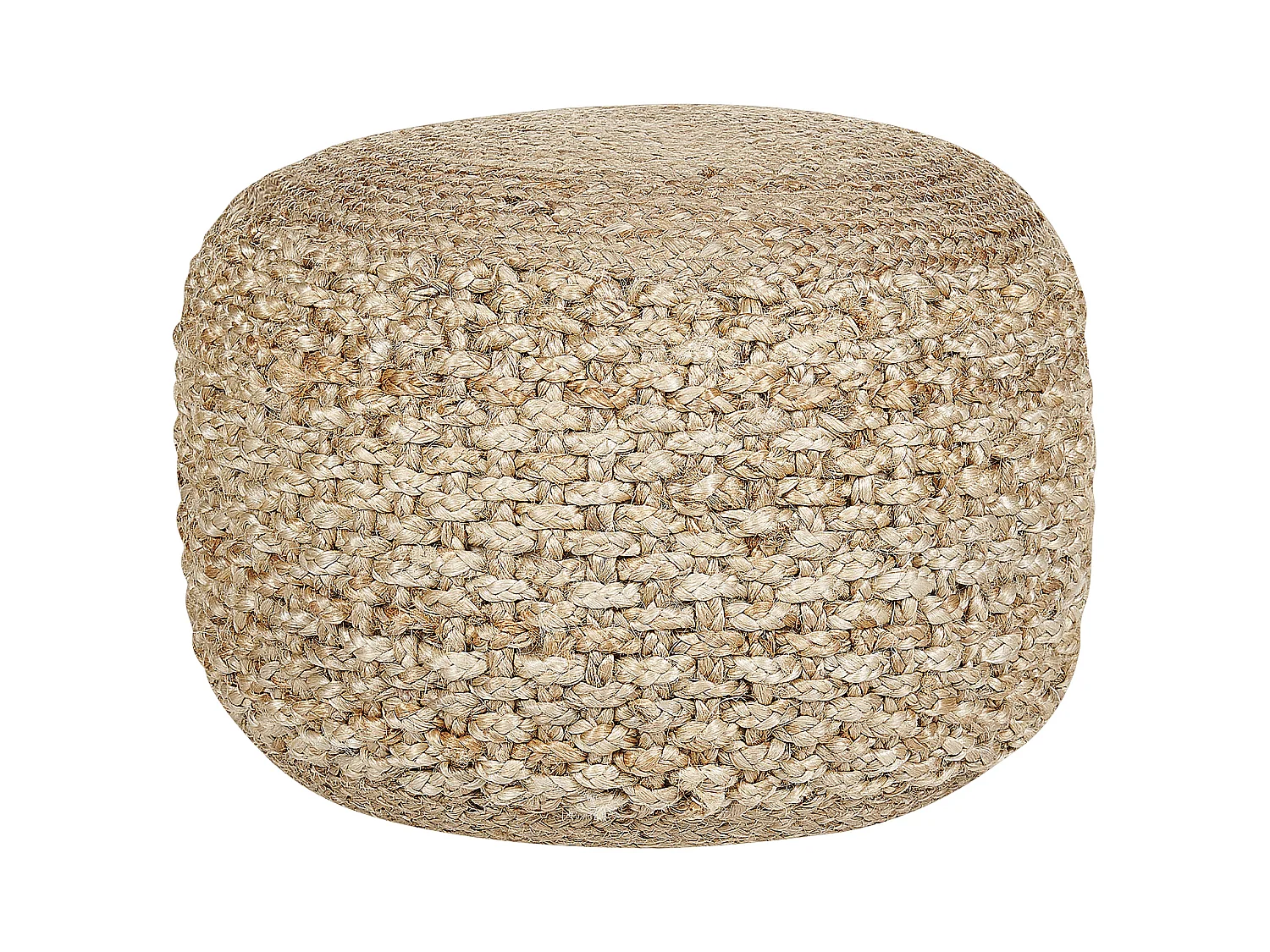 Pouf DINNI Jute Beige 50 cm 50 cm 35 cm
