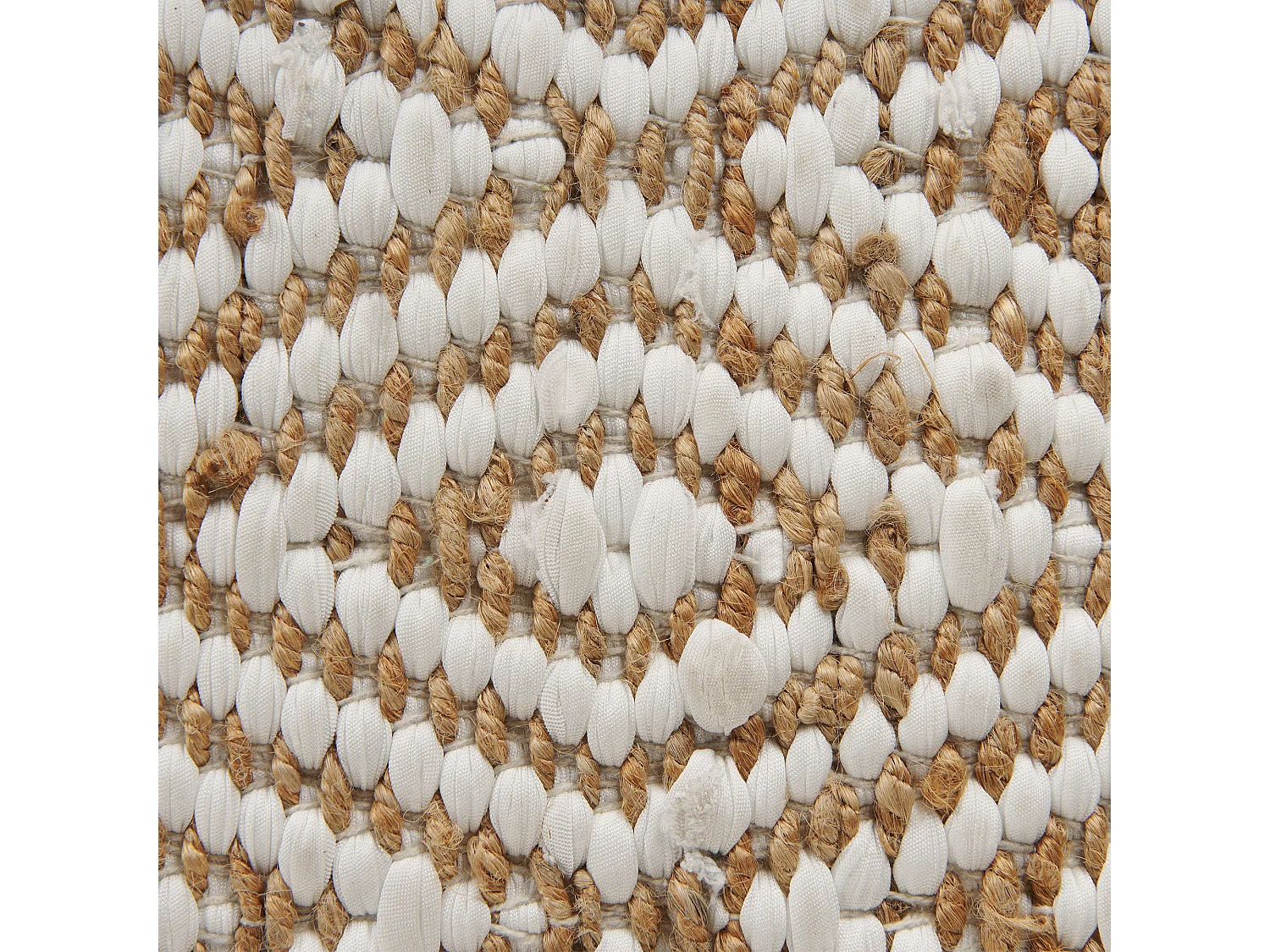 Poef MASKI Beige 60 cm 60 cm 30 cm