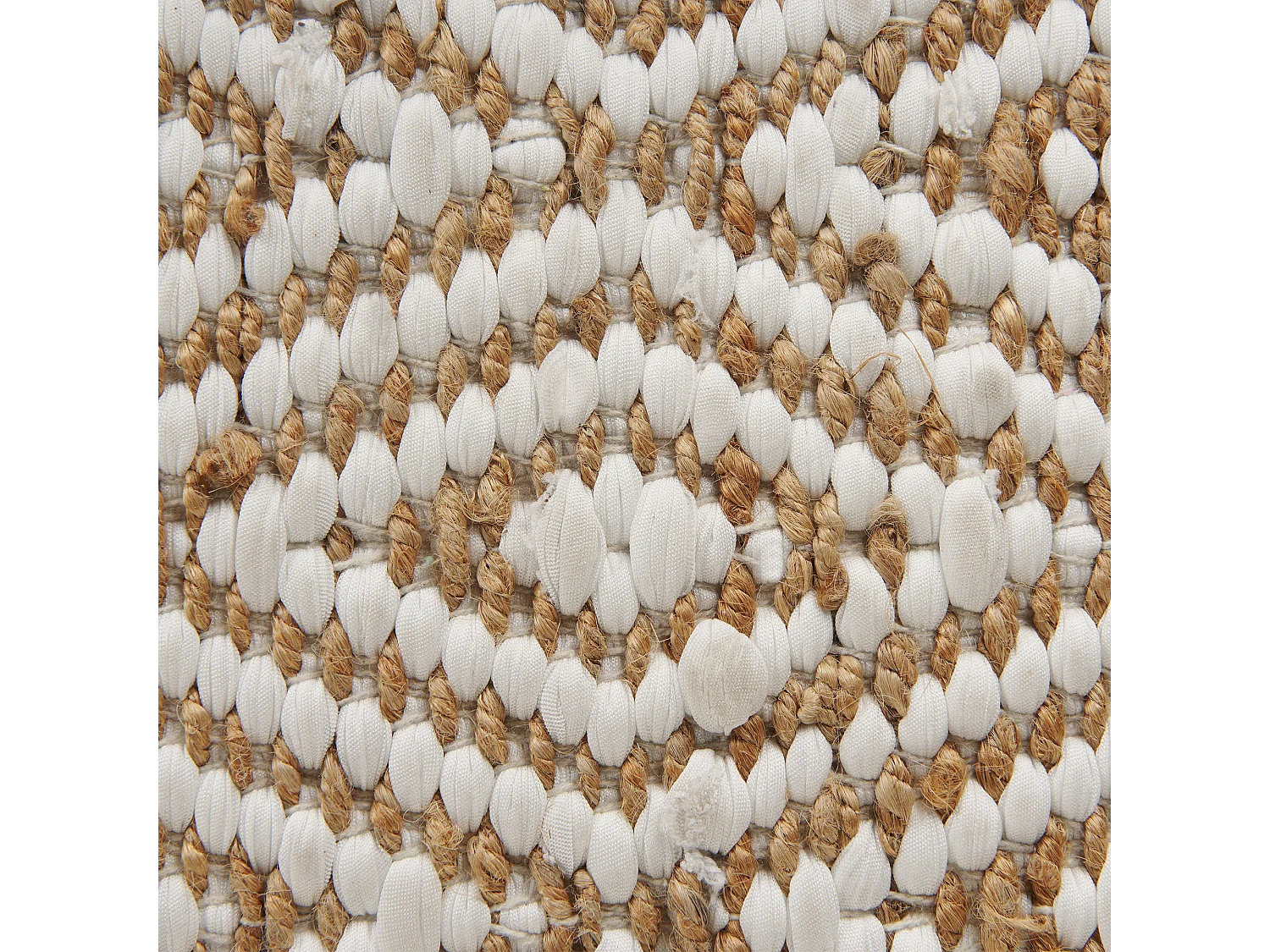 Pouf MASKI Tissu Beige