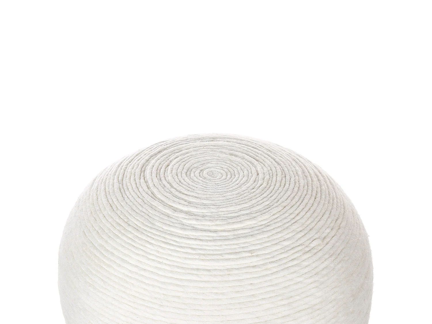 Pouffe TAKHABI Wool White