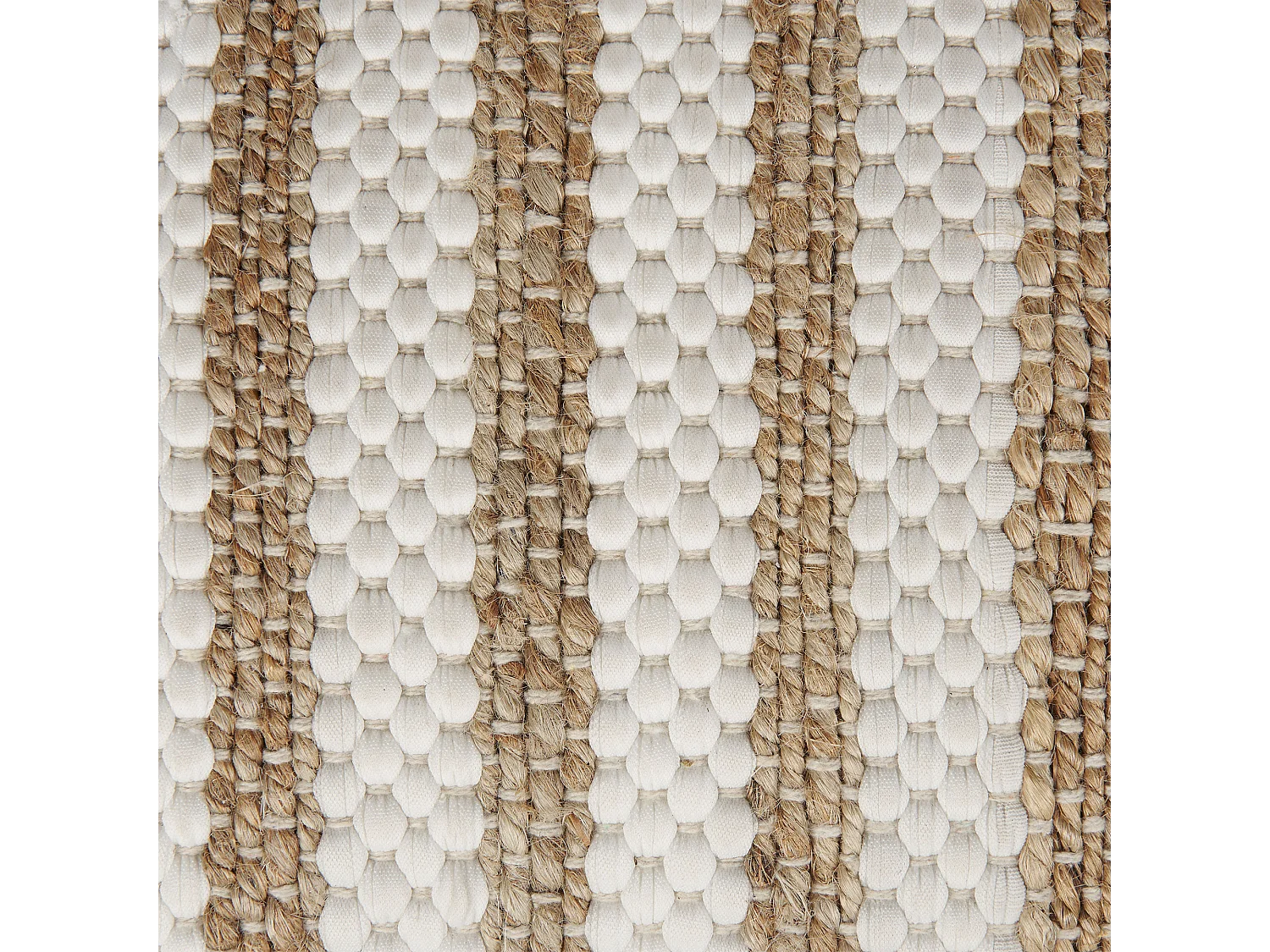 Pouf ALMATTI Tissu Beige