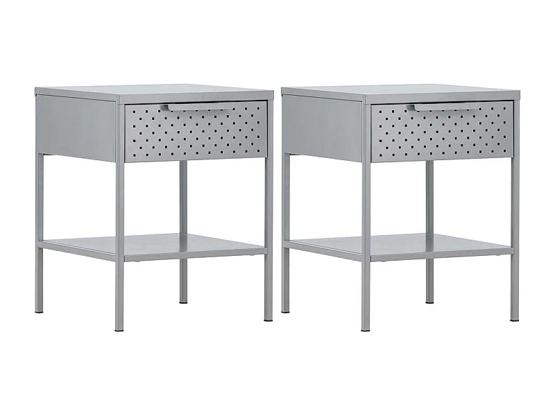 Table de chevet en acier Sacramento