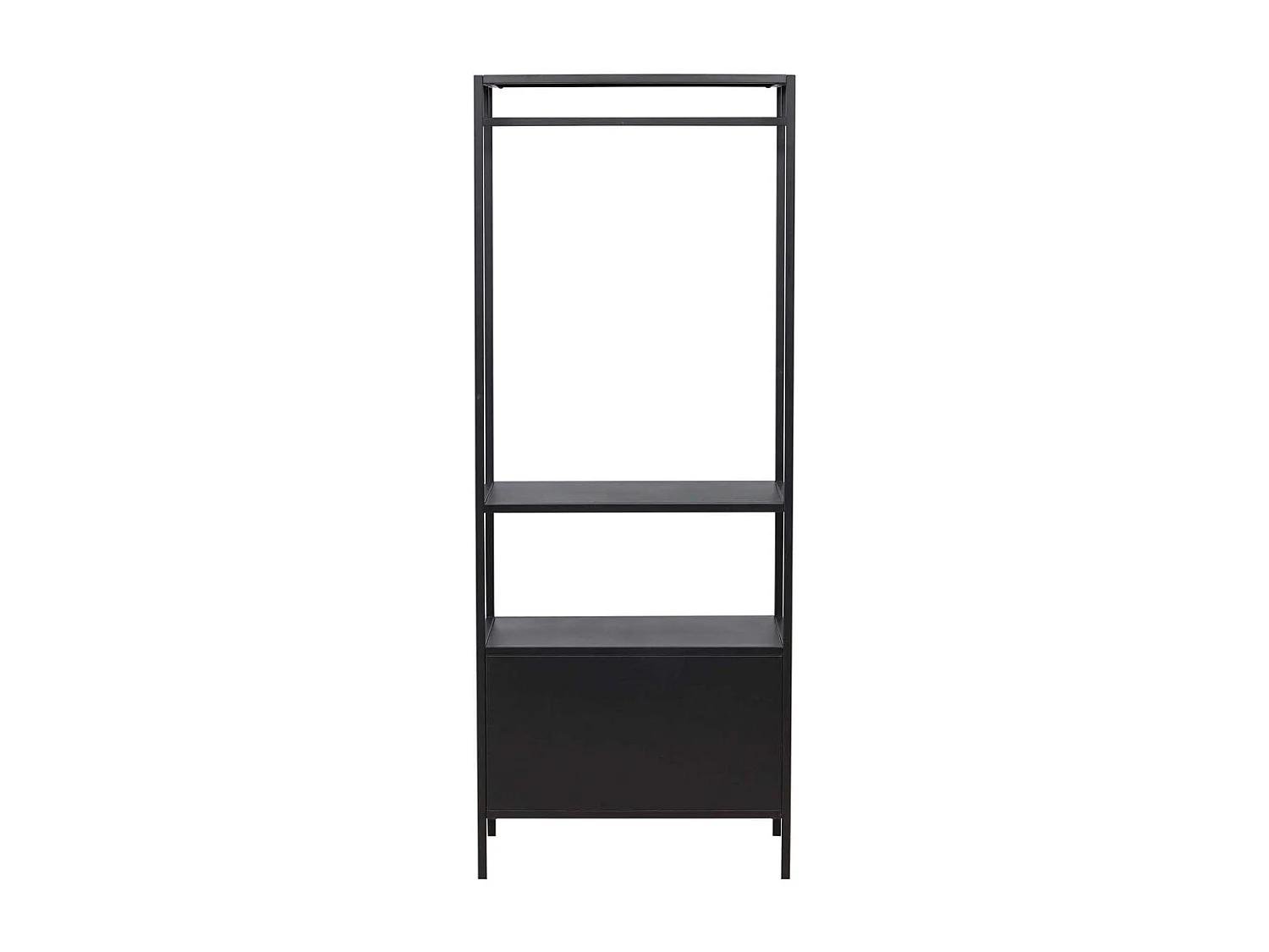 Portant à Vêtements Avec Tiroirs "Malibu" 180cm Noir