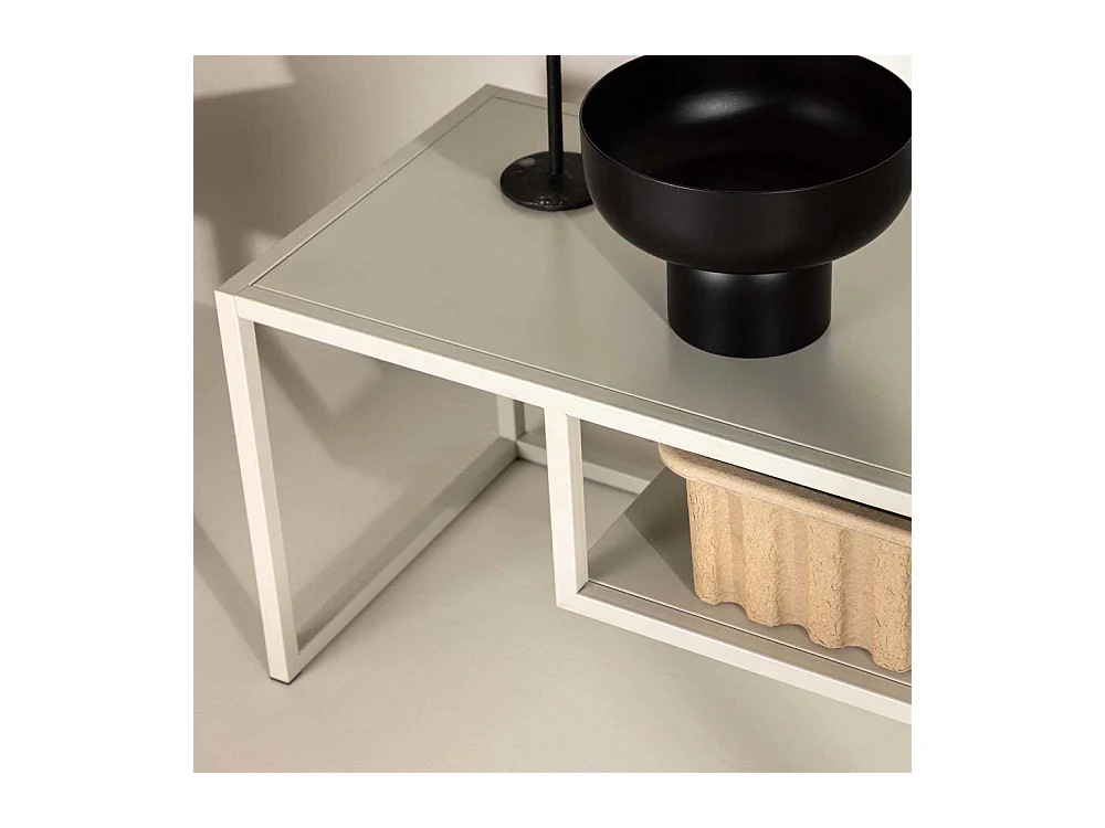 Mobile TV Riverside 1 ripiano beige.