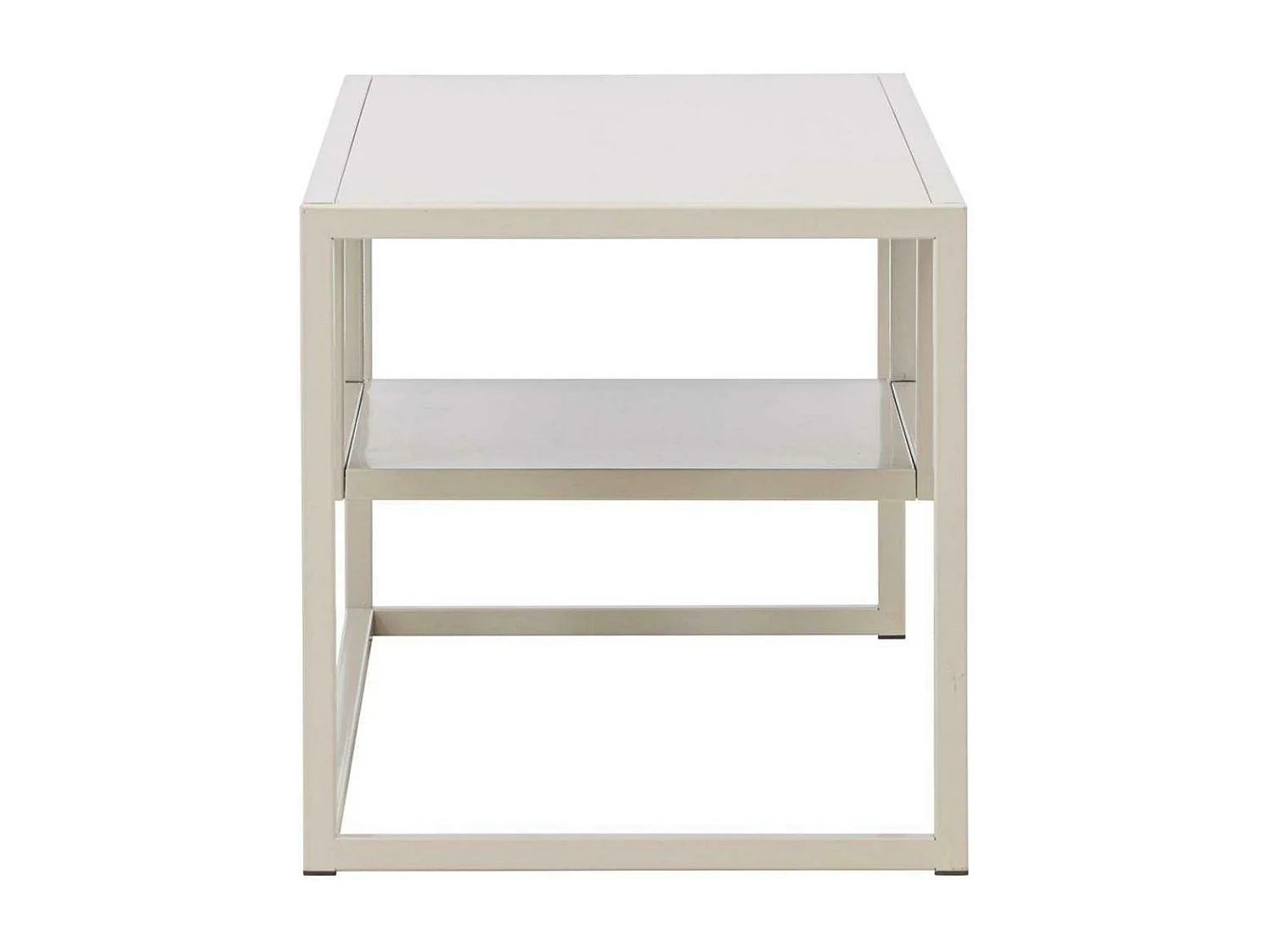 Meuble TV en Métal "Riverside" 120cm Beige