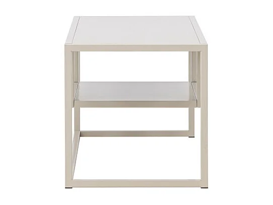 Meuble TV en Métal "Riverside" 120cm Beige