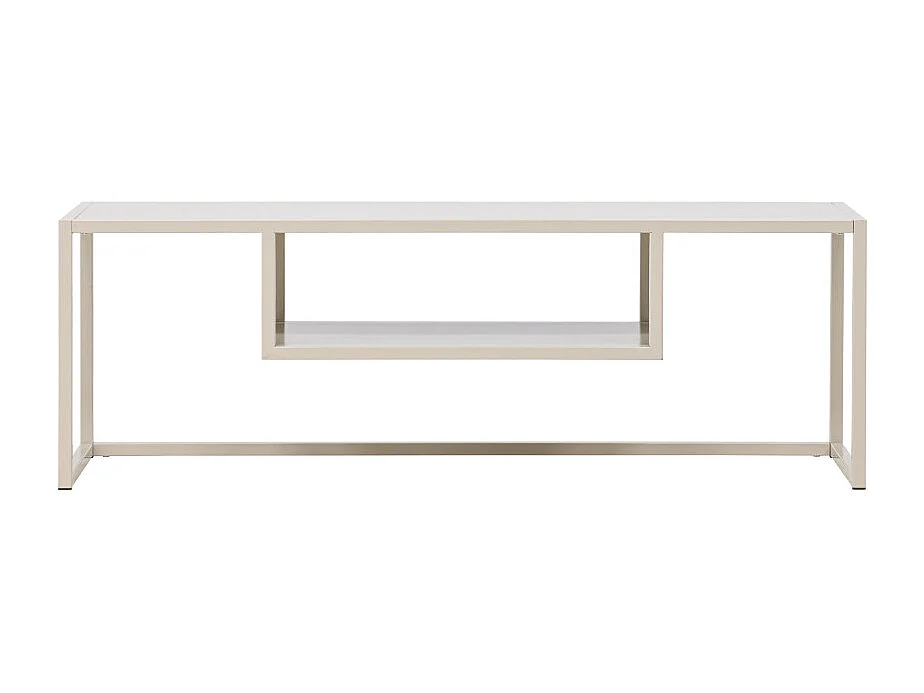 Meuble TV en Métal "Riverside" 120cm Beige
