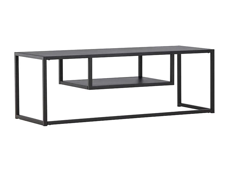 Mobile TV Riverside 1 ripiano nero.