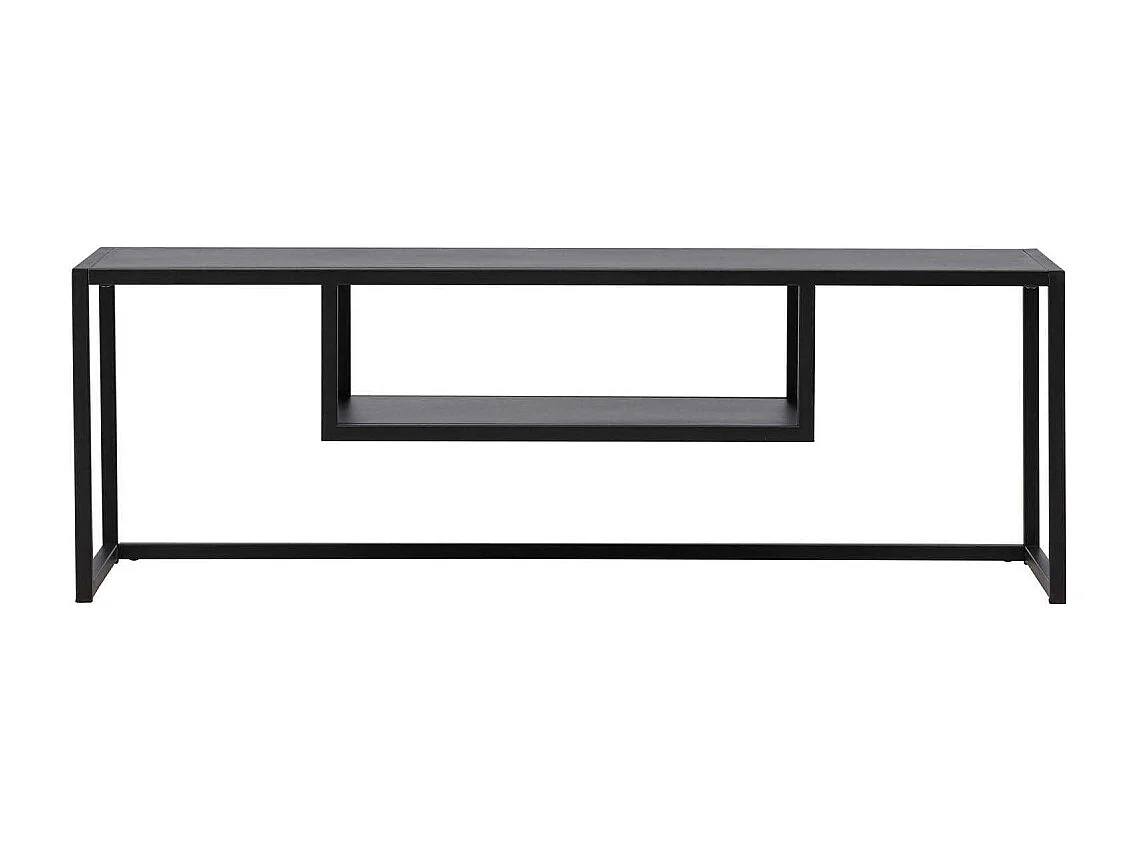 Meuble TV en Métal "Riverside" 120cm Noir