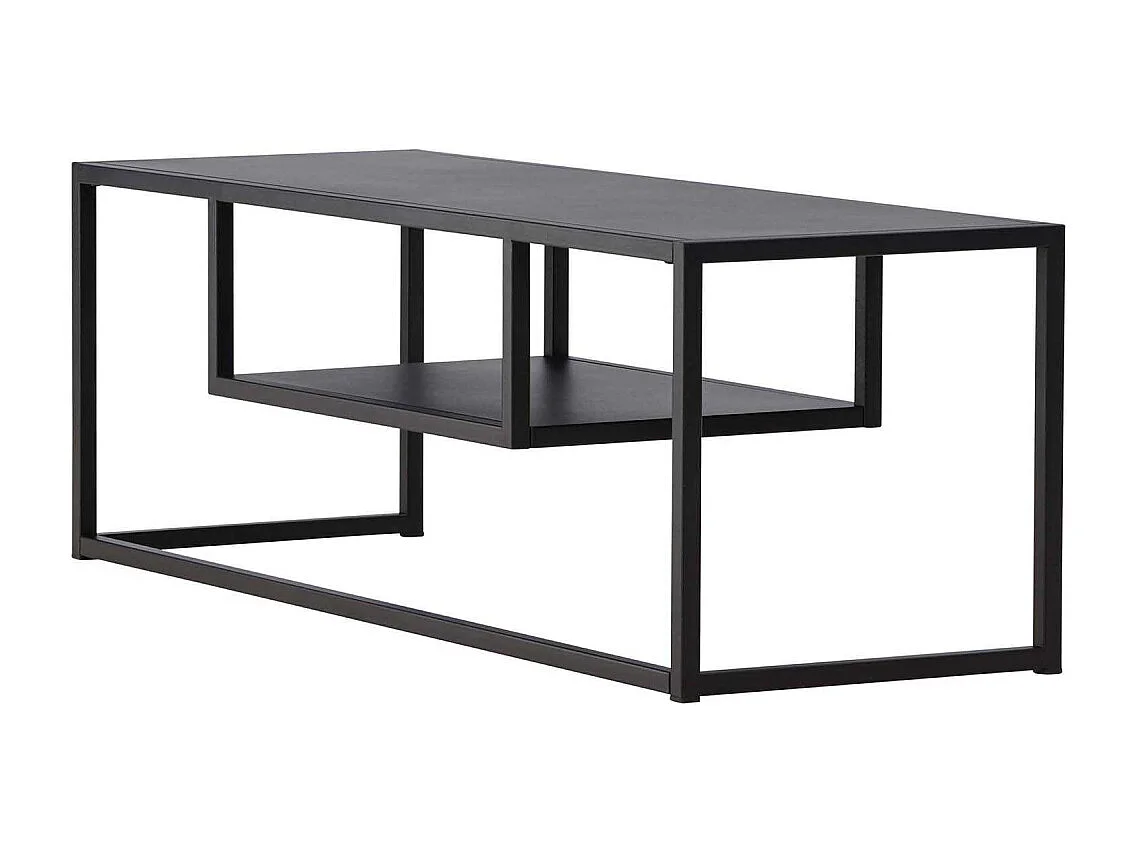 Meuble TV en Métal "Riverside" 120cm Noir