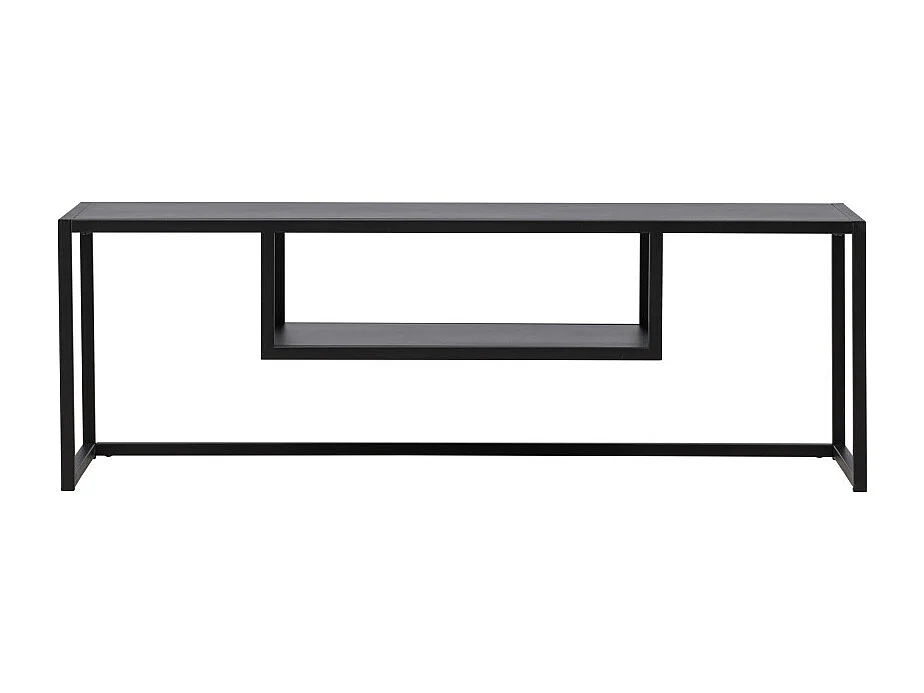 Meuble TV en Métal "Riverside" 120cm Noir