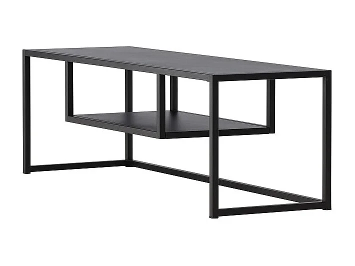 Meuble TV en Métal "Riverside" 120cm Noir