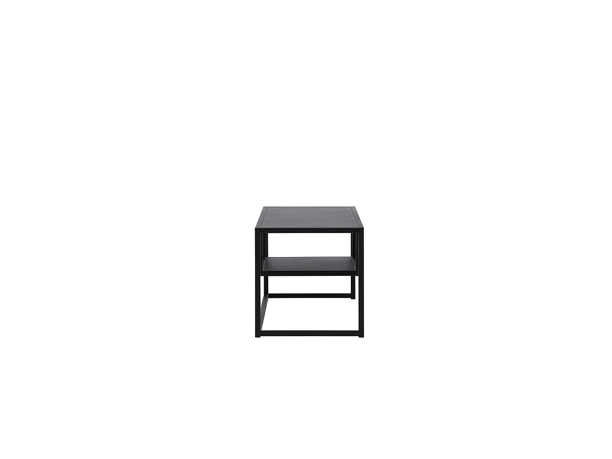 Meuble TV en Métal "Riverside" 120cm Noir