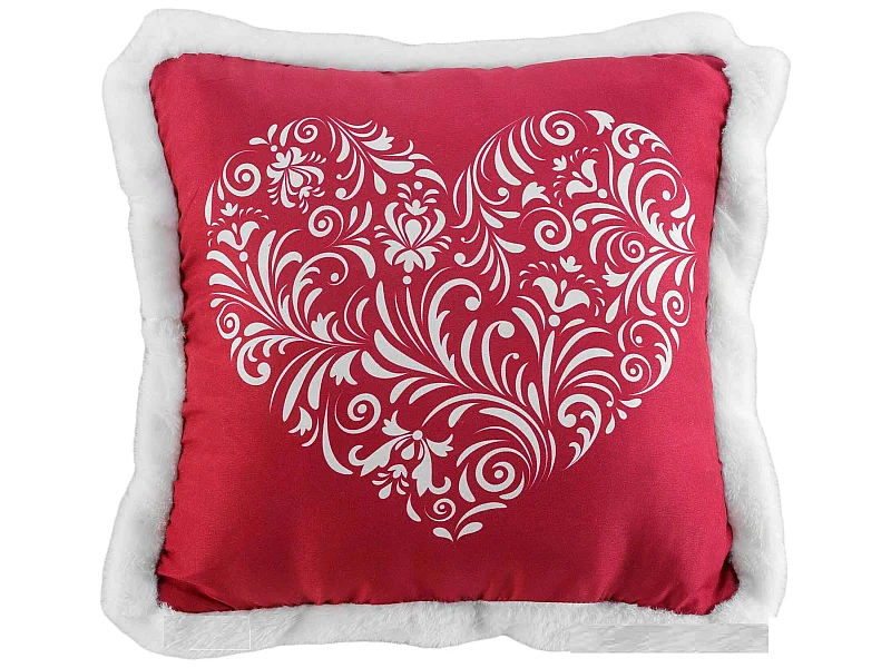 Coussin 40 x 40 cm Coeur montagne