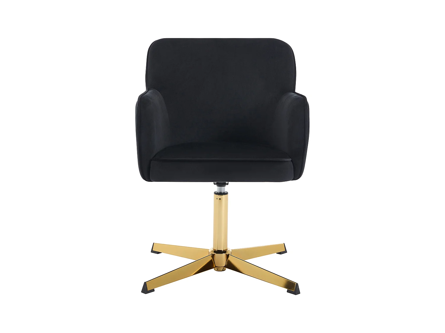 Silla de oficina - Terciopelo - Negro y dorado - CAPULI de Pascal Morabito