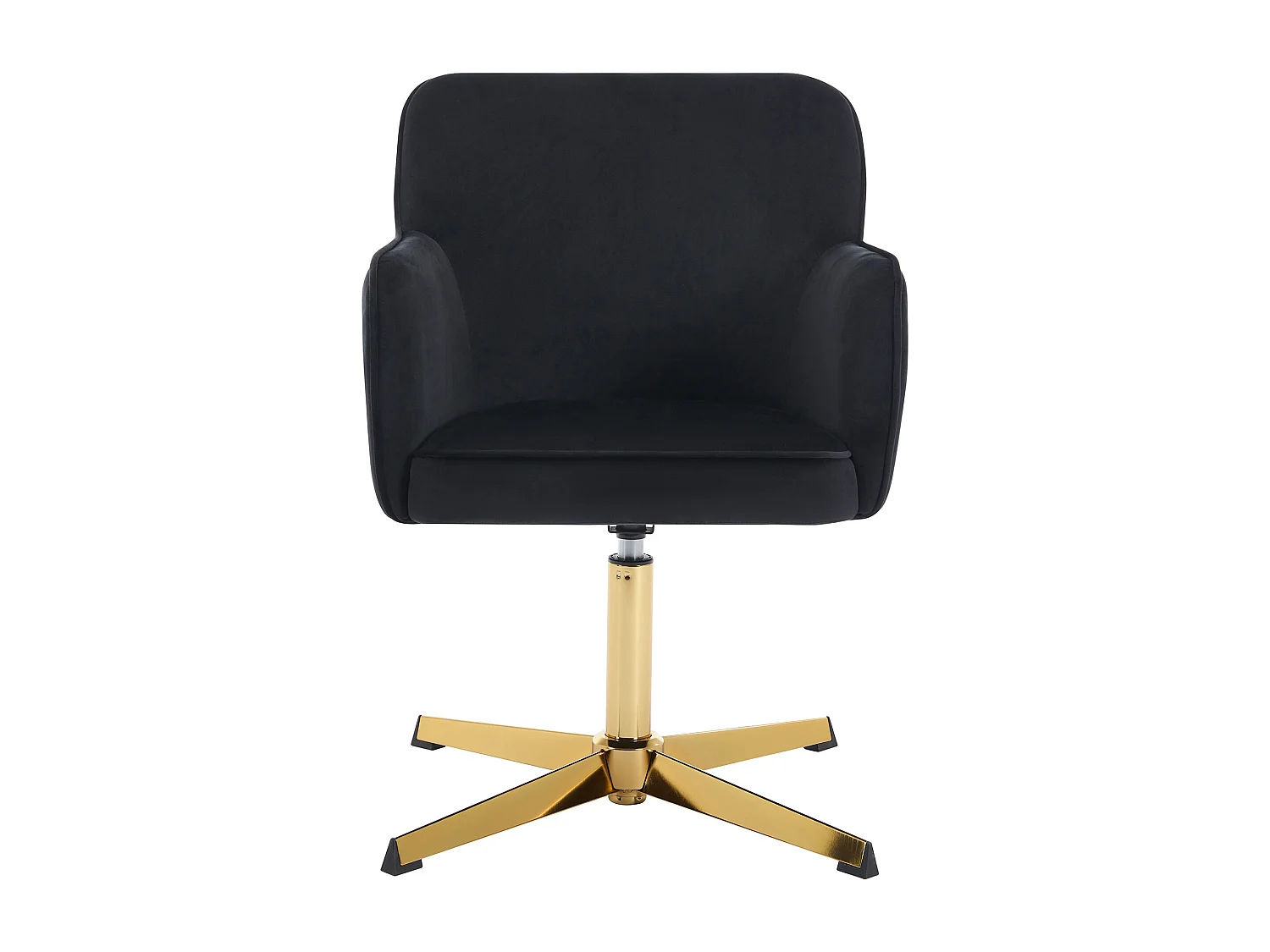 Chaise de bureau - Velours - Noir et doré - CAPULI de Pascal Morabito