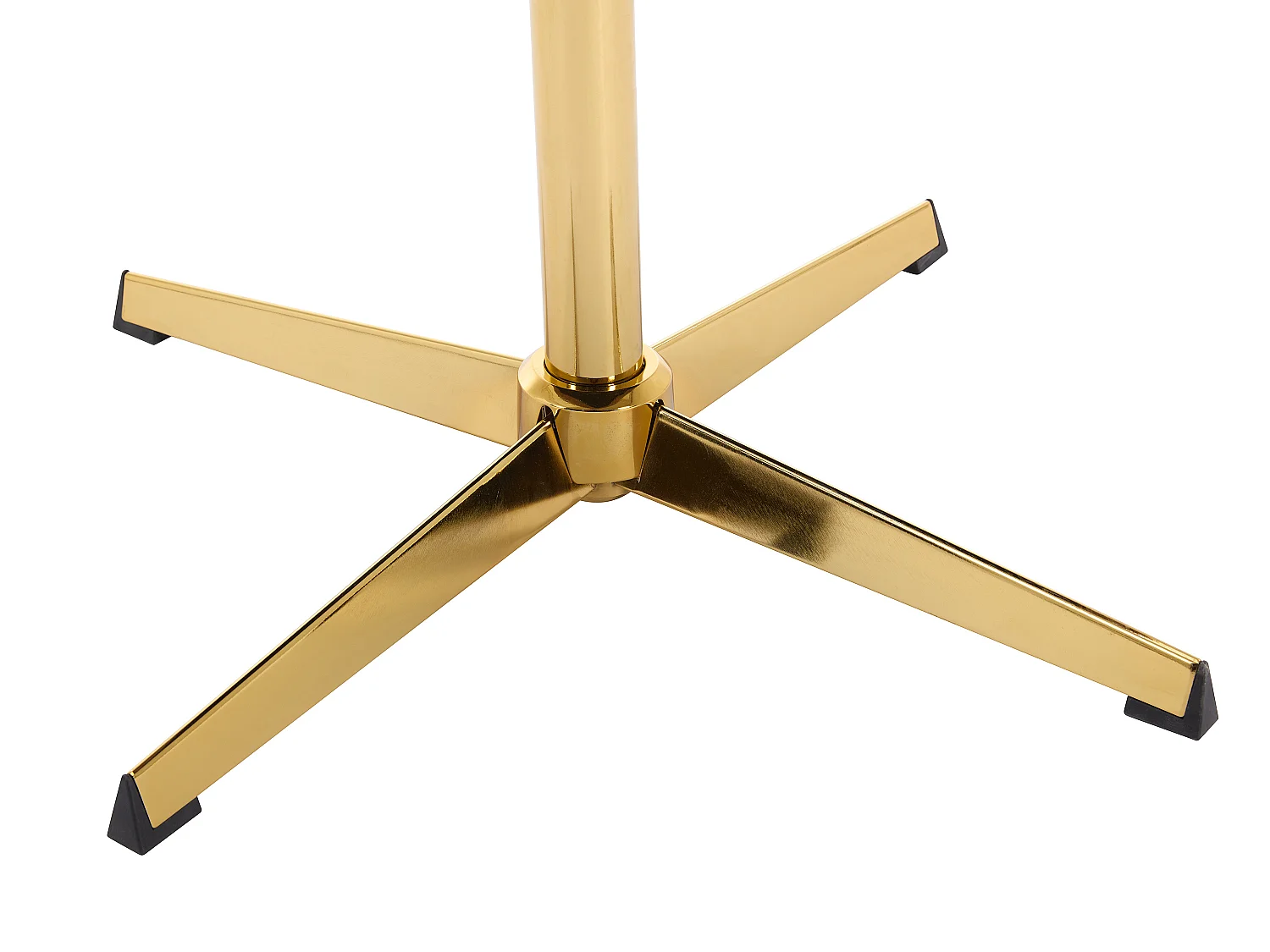 Bürostuhl - Bouclé-Stoff - Weiß & Goldfarben - LANCIEGA von Pascal Morabito