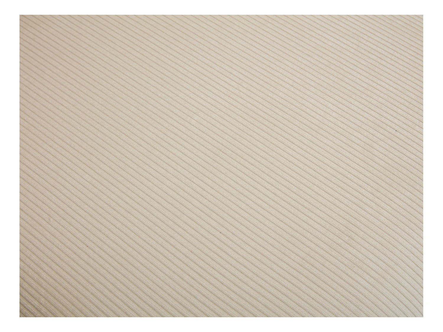 Cadeira de escritório veludo canelado creme e preto, altura regulável - BATARU de Pascal Morabito