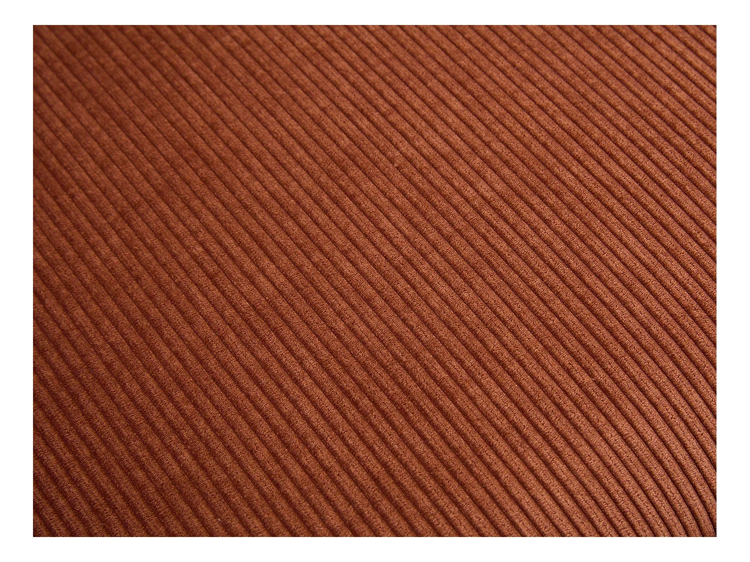 Sedia da ufficio Velluto a coste Terracotta e Nero Altezza regolabile - BATARU di PASCAL MORABITO