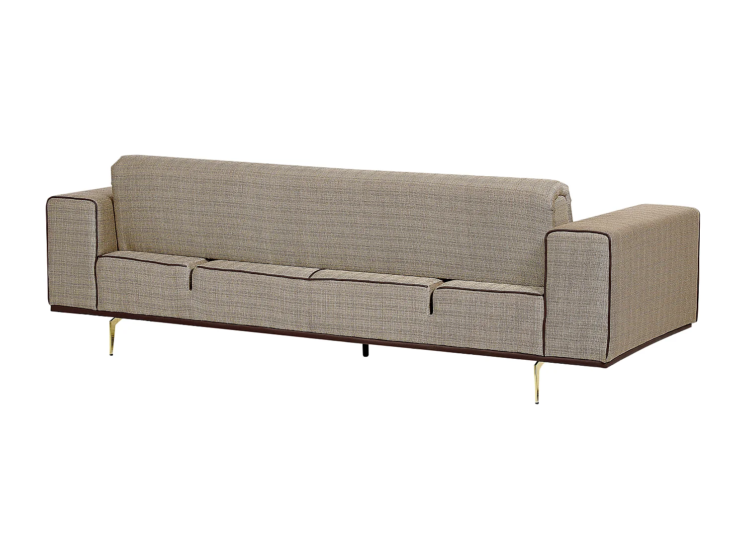 Driezitsbank linnen lichtbruin OSELO