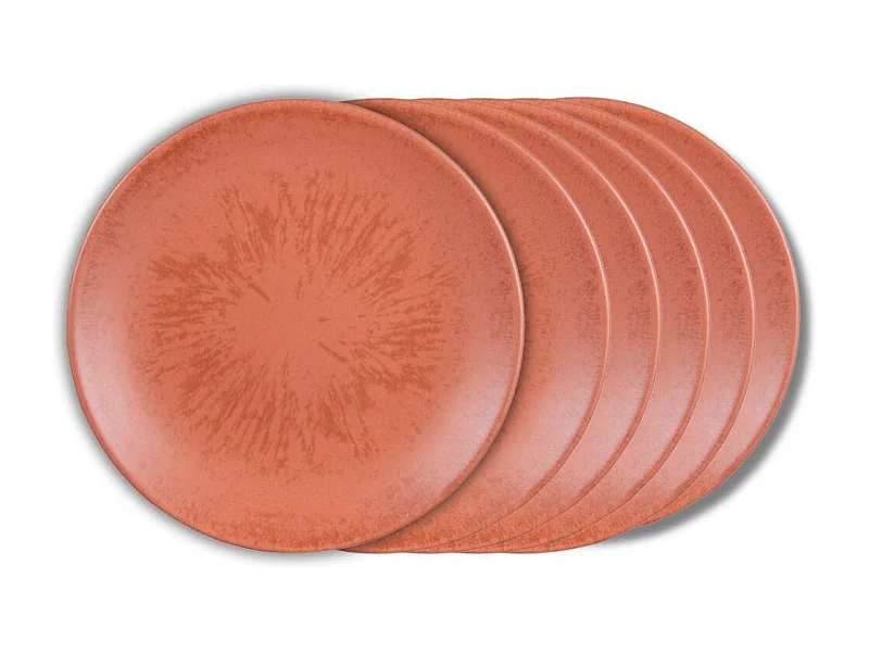 Assiette à dessert Onyx 21 cm Terracotta (lot de 6)