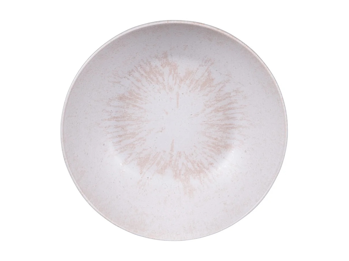 Coupelle Onyx 17 cm crème (lot de 6)