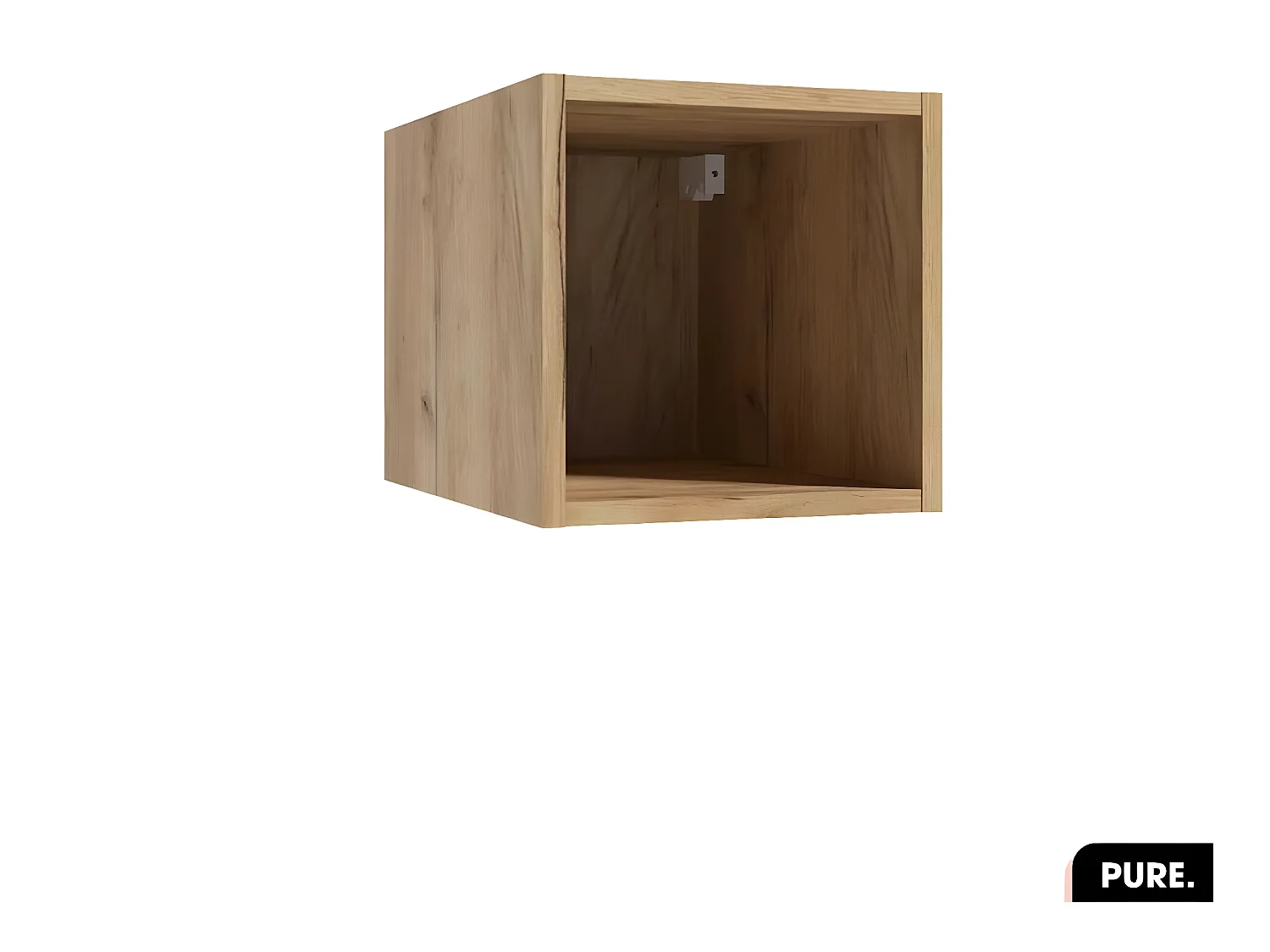 Cube murale modulable | PURE | OAK | 30 × 30 × 44