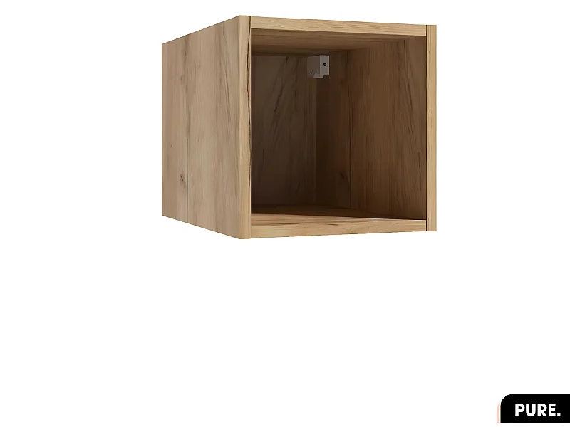 Cube murale modulable | PURE | OAK | 30 × 30 × 44