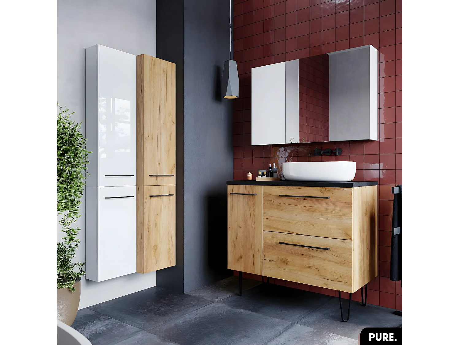 Armoire murale | PURE | OAK | 30 × 60 × 45