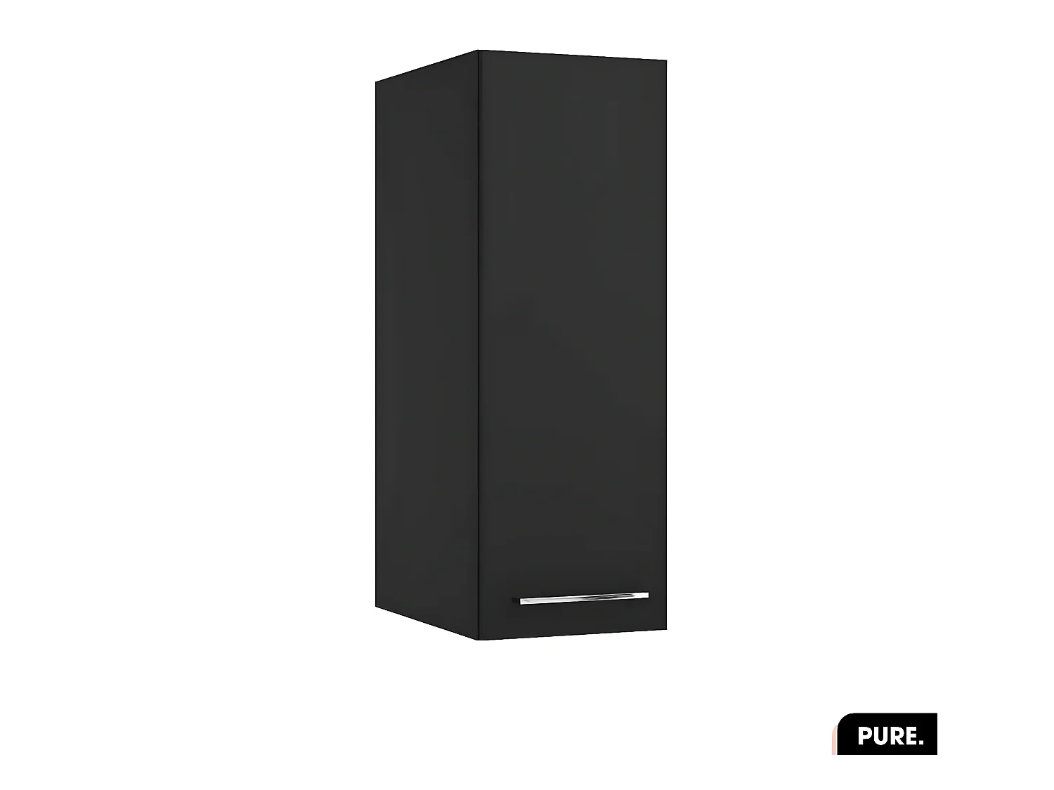 Armoire murale | PURE | Noir | 30 × 90 × 45