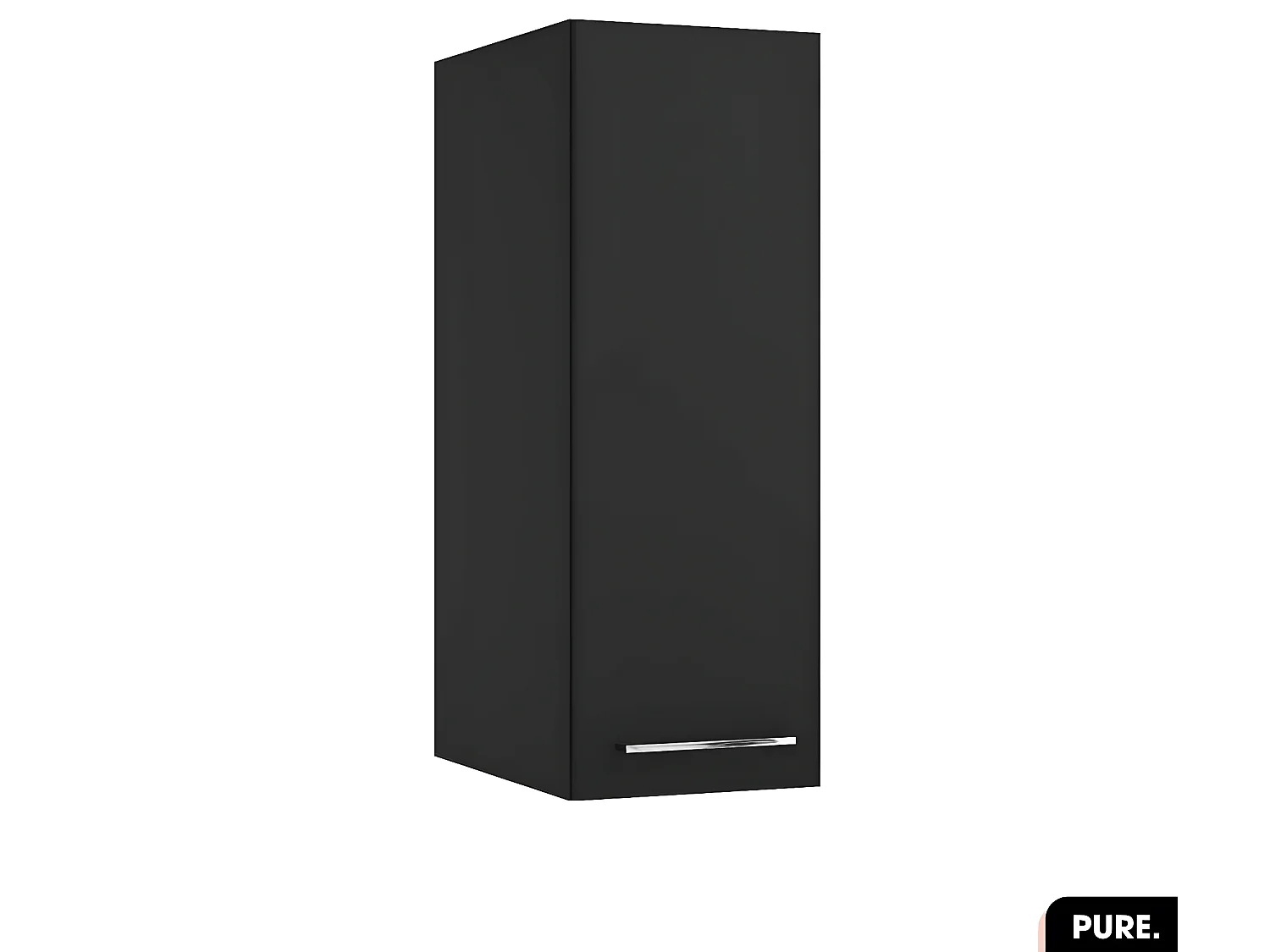 Armoire murale | PURE | Noir | 30 × 90 × 45