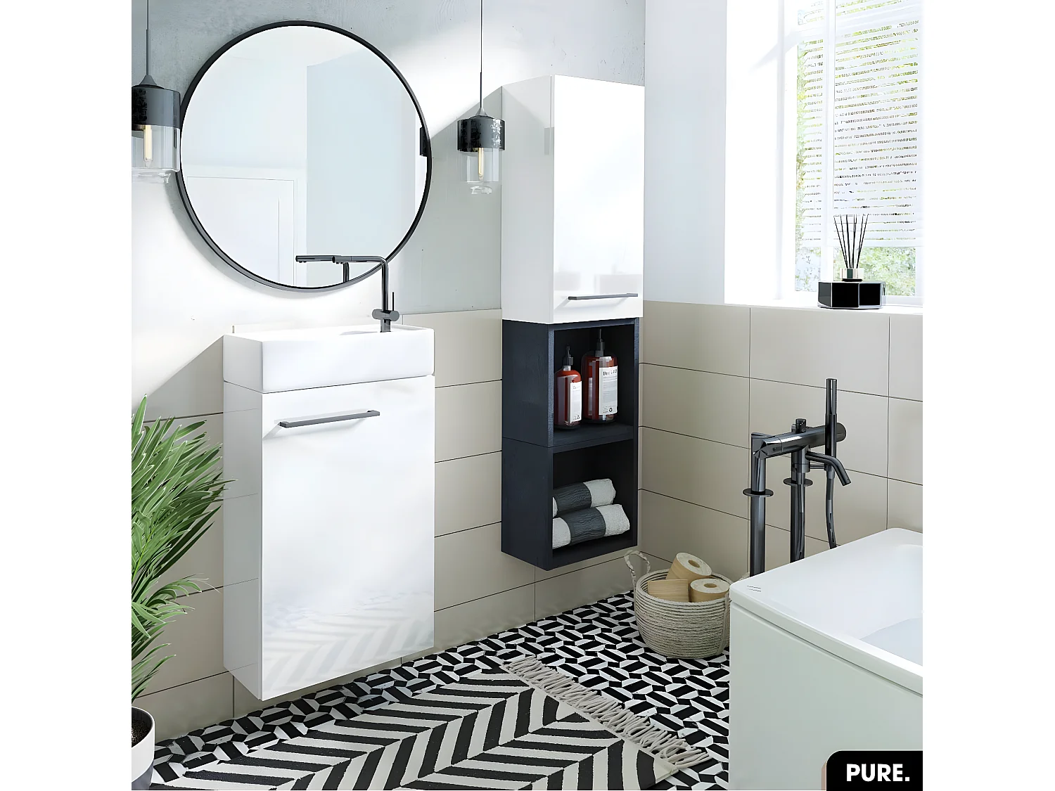 Armoire murale | PURE | Blanc | 30 × 60 × 15