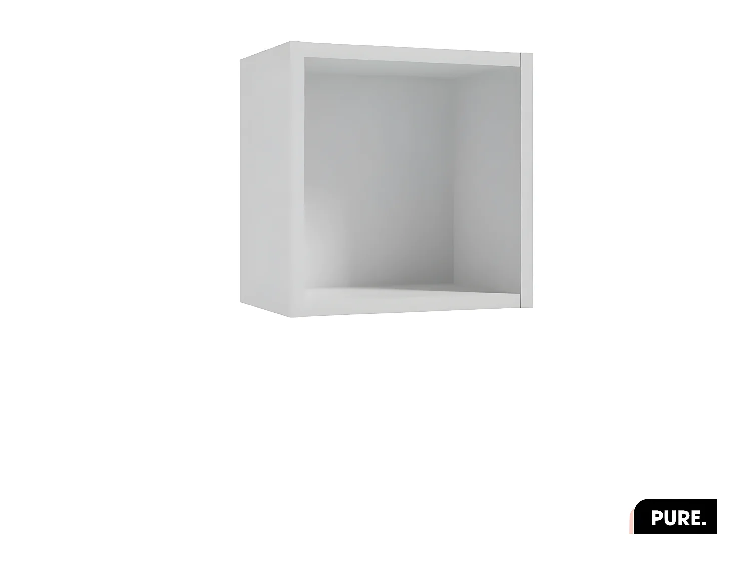 Cube murale modulable | PURE | Blanc | 30 × 30 × 20