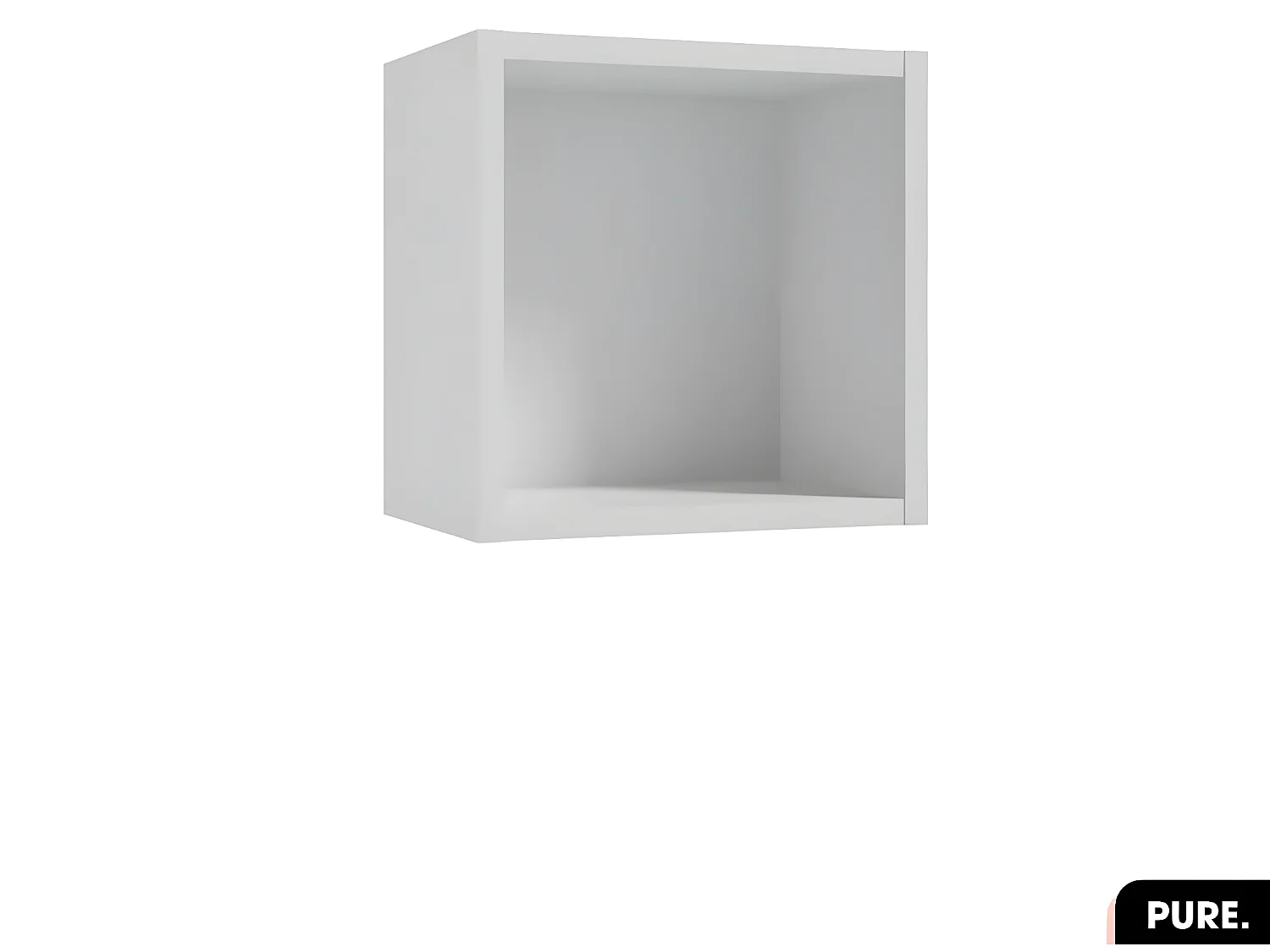 Cube murale modulable | PURE | Blanc | 30 × 30 × 20