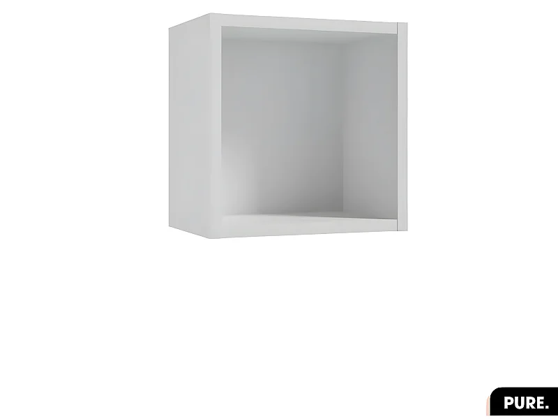 Cube murale modulable | PURE | Blanc | 30 × 30 × 20